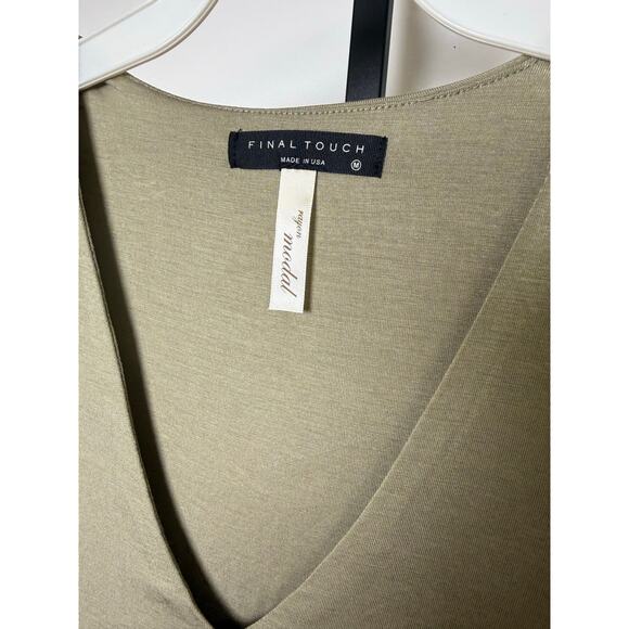 Sleeveless V-Neck Bodysuit- Final Touch (NWOT) - Picture 5 of 5